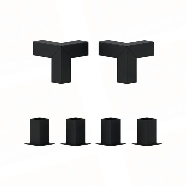 Duvardan Tek Bölümlü Pergola Braket Kiti 90x90